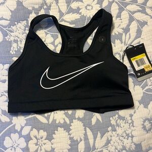 Black Nike sports bra